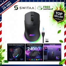 Acer OMR279 Dual-Mode 2.4GHz Wireless & Wired Gaming Mouse 24000 DPI RGB 8 picture