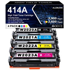4PK Toner for HP 414A W2020A Color Laserjet Pro MFP M479fdn M479dw with Chip  picture