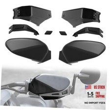 2PCS Hand Guards for Can Am Ryker, Black Plastic Handguards Protector Cover picture