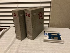 (2) Vintage IBM PC Lotus 123 Version 1A Graphics. Management Plus more software picture