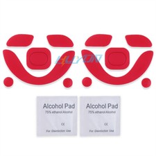 2Sets Red Brake Control Version Mouse Feet Skates for LAMZU MAYA Wireless mouse picture