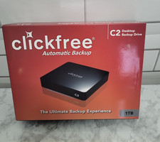 ClickFree Automatic Backup Drive ONLY 1TB Model C2 Model #HD1037 *READ picture