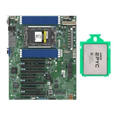 Supermicro H12SSL-i + AMD EPYC 7F52 16 cores 32 threads 3.5GHZ up to 3.9GHZ 240w picture