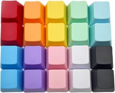 OEM Profile Blank Keycaps PBT Rainbow Mixed Colors 1U R4 Keycap for MX Switches  picture