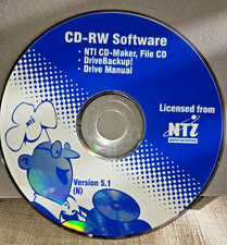 NTI CD RW Software CD Maker DriveBackup Drive Manual Version 5.1 PC Computer  picture