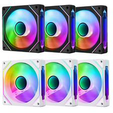 3PACK ARGB & PWM RGB 120mm Desktop PC Computer Case CPU Quiet Prism Cooling Fan picture