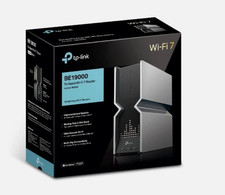 TP-LINK Archer BE800 BE19000 Tri-Band 4-Port Wireless Router Black - Brand New picture