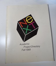 Very Early Next vintage macintosh apple academic project directory booklet  picture