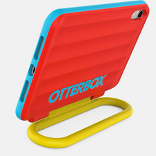 OtterBox EasyClean Kids Case for iPad mini 6/A17 Pro Stand Handle Red/Blue picture