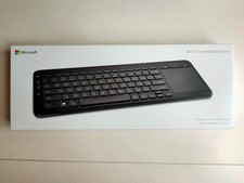 Microsoft All-in-One Wireless Media Keyboard w/Track Pad, Model: 1632 1496 (NEW) picture