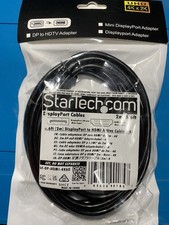 StarTech.com Active DisplayPort to HDMI Cable 2m 4K@60Hz Black picture