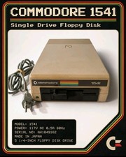 Commodore 1541 Single Floppy Disk Drive powers on untested C64/VIC-20 1983 Retro picture
