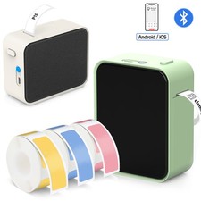 Mini Label Printer Bluetooth Thermal Label Maker Machine, 12-15mm Width Tapes picture