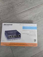New Sealed NETGEAR PROSAFE GS105 5-PORT GIGABIT SWITCH GS105NA picture