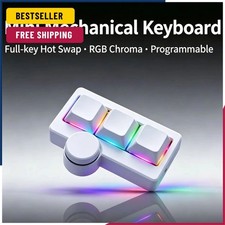Hot-Swappable RGB Gaming Wired Mini Keyboard USB Portable picture