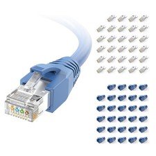 VCELINK CAT6A Connector, RJ45 Connectors Pass Through CAT6A CAT7 Shielded, UL-Li picture