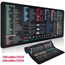 Excel Shortcut Keys Mouse Pad - Upgraded Pro Version, Keyboard Gaming Mousepad picture