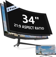 Privacy Screen Filter for 34” 21:9 Monitor Anti-Glare Blue Light 2PK picture