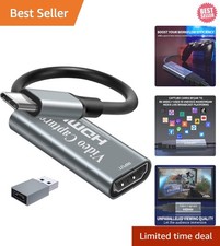 User-Friendly USB-C Video Capture Card for Seamless Live Streaming and Recording picture