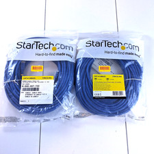 StarTech.com 75ft CAT6 Ethernet Cable - Blue - 100W PoE UTP 650MH 2 pack picture