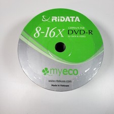 RiDATA DVD-R 8-16X 120min 4.7g 50 Pack Vintage SEALED BRAND NEW picture