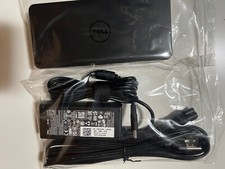 Dell D3100 USB 3.0 Ultra HD/4K Triple Display Docking Station With 65w Adapter. picture