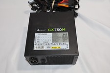 Corsair CX750M 750W 80 Plus Bronze Semi-Modular Power Supply PSU 75-002019 picture