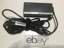 Genuine Lenovo 65w USB-C ADLX65YLC2A Power Charger Adapter w/ Power Cable OEM picture