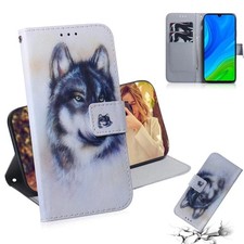 Wolf Dog Tiger Flower Wallet Phone Case for iPhone 11 Pro Max 6 7 8 Plus XS XR picture