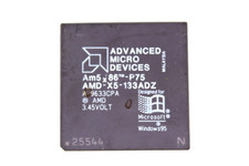 Vintage Advanced Micro Devices AM5x86-P75 AMD-X5-133ADZ Socket 3 Computer CPU picture