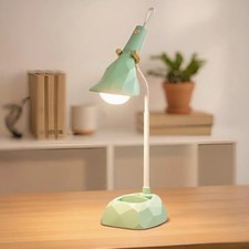 Portable Desk Lamp with Detachable Flashlight, 3 Color Temperature Modes, Green picture