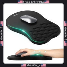 Ergonomic Mouse Pad with Wrist Rest 12x8 Inches Memory Foam Non-Slip picture