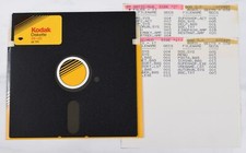 Vtg Kodak Computer Floppy Disk - Rare, Untested, As-Is (Atari, Antic Aug 89) picture