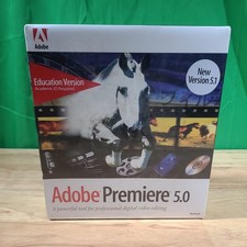 Adobe Premiere 5.0 / 5.1 CD-ROM For Macintosh - NEW SEALED picture