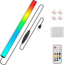 Under Monitor RGB Light Bar, LED Light for Desk Gaming Setup, USB Powered picture