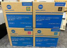 Konica Minolta TNP48 Toner Set Yellow Magenta Cyan Black, bizhub C3350 picture
