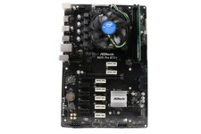 Full Kit MB/CPU/RAM - ASRock Q270 PRO BTC+ Intel 1151 ATX DDR4 Mining Motherb... picture