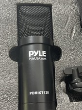 Pyle PDMIKT120 USB Plug-and-Play Desktop Microphone Kit Pop Filter Case picture
