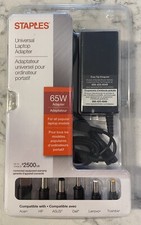 Staples Universal Laptop Adapter Kit 65W For All Popular Laptop Models NEW picture