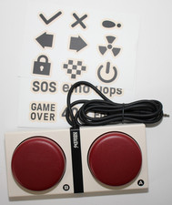 8BitDo Dual Super Button Retro 87 Keyboard Fami Edition + Stickers - Brand New picture