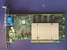 AGP Video Card, 3DFX Voodoo3 3000, 16MB (ASUS AGP-V3300/16M) Vintage, Working picture