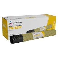 LD Compatible Toner Cartridge Replacement for Konica Minolta TN-321Y A33K230 (Ye picture