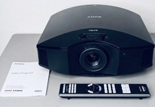 Sony VPL-HW30ES Full HD 3D Home Cinema Projector Lamp Timer : 3100 Remote Bundle picture
