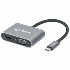 USB-C Dock/Hub, Ports (x4): HDMI, USB-A, USB-C and VGA, With Power Delivery picture