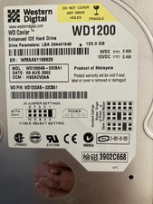 Western Digital WD1200 WD Caviar Enhanced IDE Hard Drive WD1200BB-00CAA0 picture