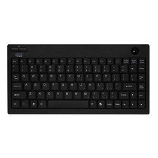 Wireless Mini Trackball Keyboard 87-Key Compact 800 DPI 2.4GHz USB 30ft Range picture
