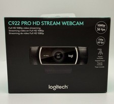 Logitech C922 Pro HD Stream  Webcam W/ Tripod (Sealed) Full HD 1080p 960-001087 picture