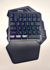 RedThunder G60 Single-Handed 2.4G Wireless Illuminated Gaming Keypad Black picture