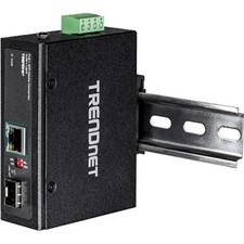 TRENDnet Industrial SFP to Gigabit PoE+ Media Converter (tpe-3018l) (tpe3018l) picture