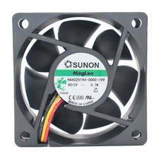 1PCS For Sunon 60x60x25mm 12V 0.7W 6CM 3 Pin Cooling Fan HA60251V4-0000-C99 picture